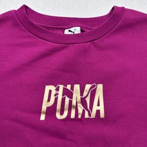 NWT Ladies Puma Pink Relaxed Fit Crewneck Sweatshirt Size 3X - Retail $45